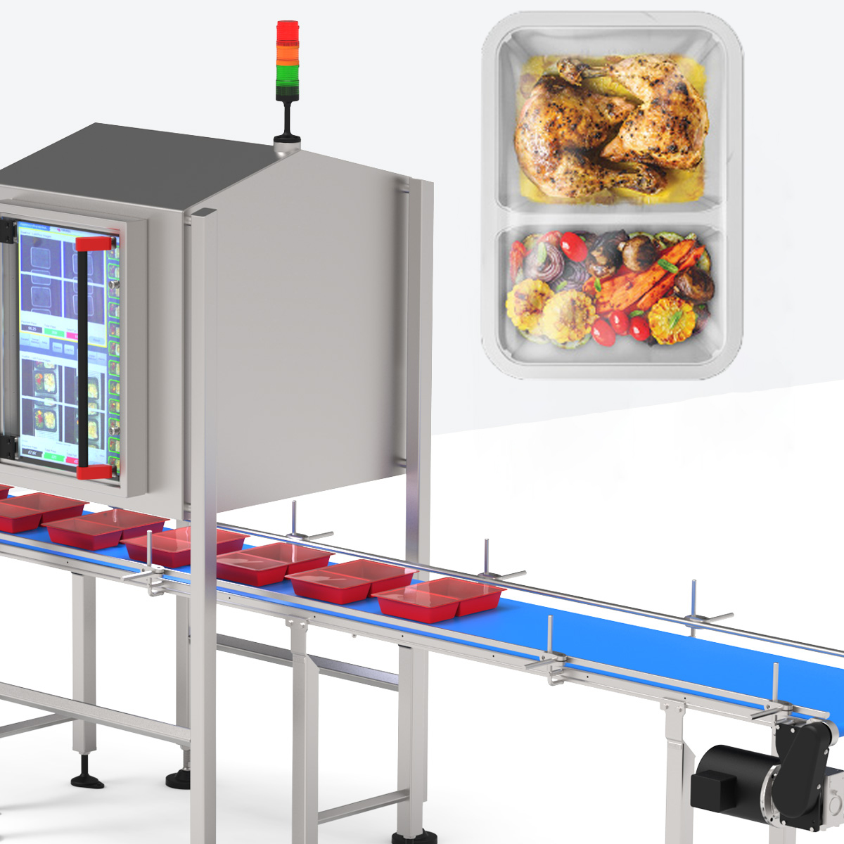 Automated Convenience Foods Sorting and Defect Inspection