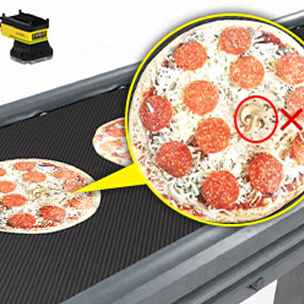 Pizza Topping Distribution and Appearance vision Inspection